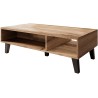 Kaspro - Table Basse - Wotan/Noir style industriel