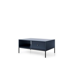 Table basse 104 cm MONA bordeaux ou bleu marine