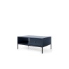 Table basse 104 cm MONA bordeaux ou bleu marine