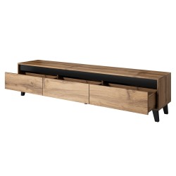 Meuble TV NORI 185 cm style industriel loft