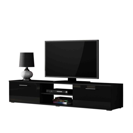 Meuble TV 180 cm SOHO noir