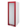 Meuble de cuisine colonne cuisine TARA 40 cm 1 porte vitrine 2 étagères