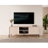 Meuble TV Dastia 153 cm couleur beige naturelle