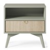 Table de chevet Forest couleur beige ou eucalyptus