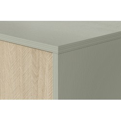 Table de chevet Forest couleur beige ou eucalyptus