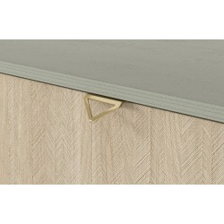 Table de chevet Forest couleur beige ou eucalyptus