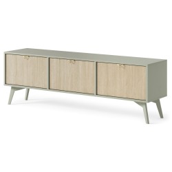 Meuble Tv Forest de 158 cm couleur beige ou eucalyptus