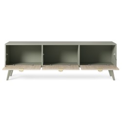 Meuble Tv Forest de 158 cm couleur beige ou eucalyptus