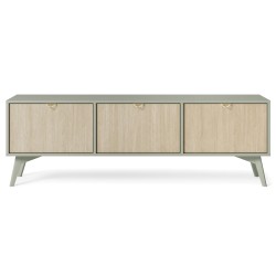 Meuble Tv Forest de 158 cm couleur beige ou eucalyptus