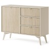 Commode de 106 cm Forest 1 porte 3 tiroirs