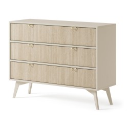 Commode de 106 cm Forest 3 tiroirs