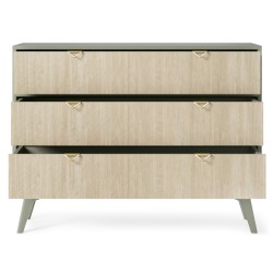 Commode de 106 cm Forest 3 tiroirs