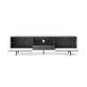 Meuble Tv Raven - Moderne et design couleur noir graphite