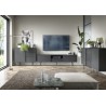 Meuble Tv Raven - Moderne et design couleur noir graphite