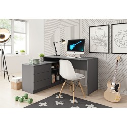 Bureau TEIO 138 cm avec rangement