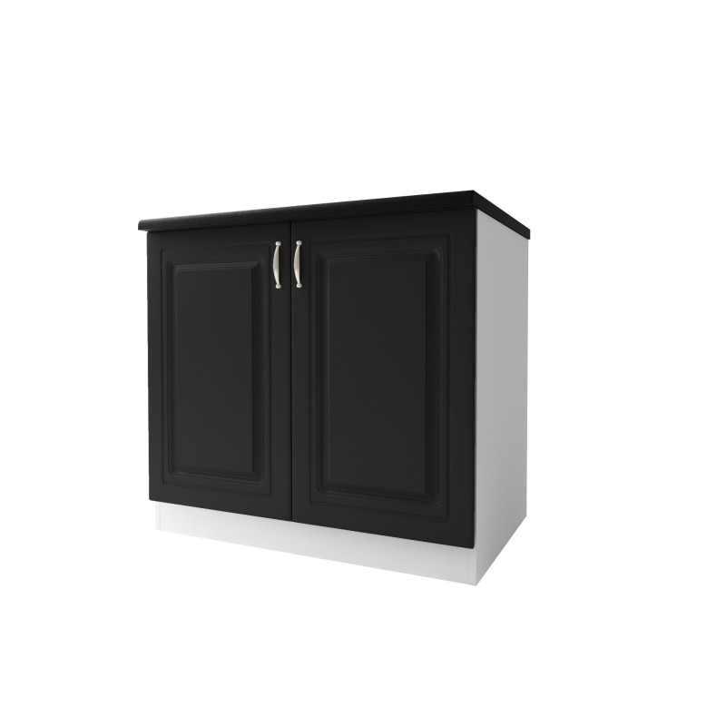 Meuble bas cuisine 2 portes 90 cm DINA