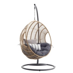 Fauteuil Suspendu de Jardin Kapiri en rotin