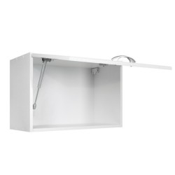 MEUBLE HOTTE 1 PORTE 60CM BLANC	