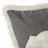 Coussin POLAR BEAR gris 45 x 45 cm