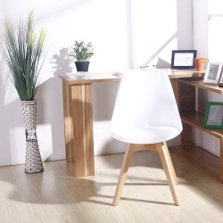 Lot de 4 chaises scandinaves blanche IJIE