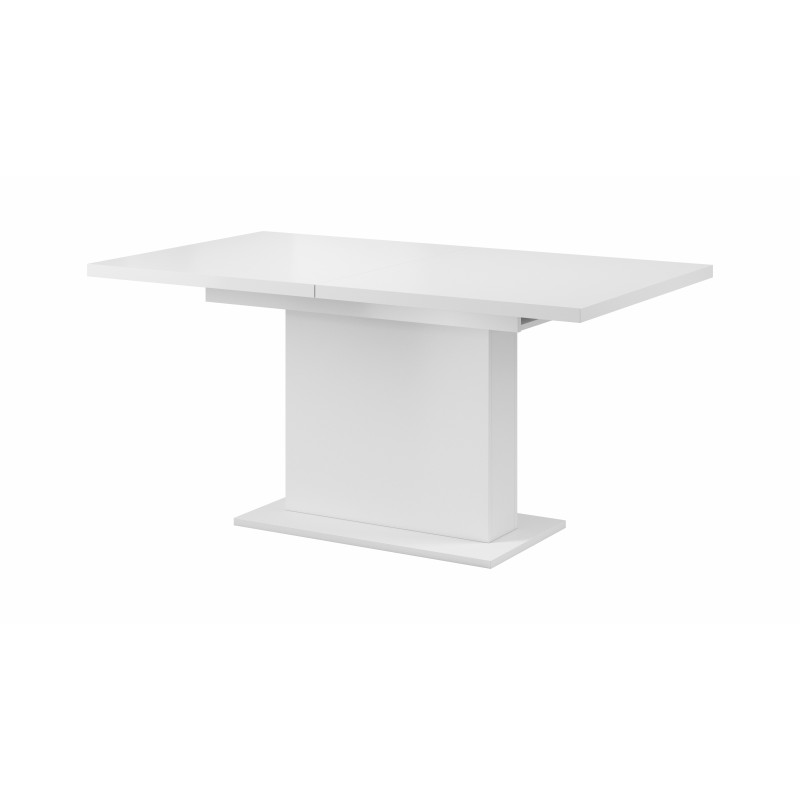 Table rectangle + allonge GLIANT 160 - 200 cm couleur béton, industrielle ou bois