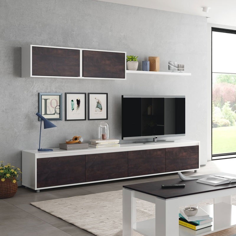 Ensemble meuble TV scandinave ALIDI